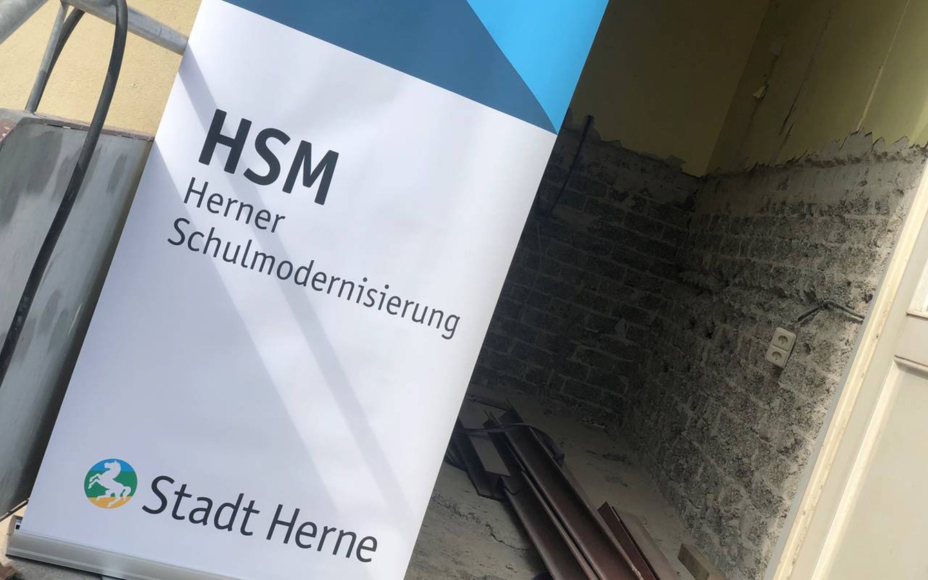 HSM - Herner Schulmodernisierung Banner 